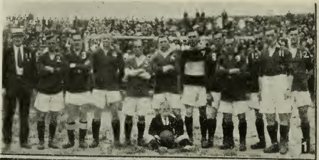 All-Scots team that faced New York FC on July 17, 1921. From Spalding’s Official Soccer Football Guide for 1921-1922.