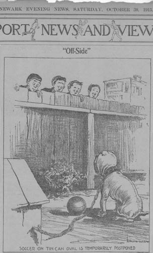 1915 Cartoon Off-Side