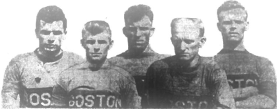 Boston Wonder Workers stars including Ballantyne, McNab, McArthur, former Bethlehem Steel player Fleming, and McMilan. (Photo: Courtesy of the Providence Journal)