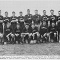 The 1953 Temple team. Oliver is front row, fifth from the left