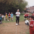 Len, who has trained over 5,000 coaches from 91 countries, also continues to coach youth soccer players in the DC area. Photo courtesy of Len Oliver.