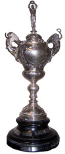 Sir Thomas Lipton Trophy, made of solid sterling silver, stands nearly three feet and was crafted 90 years ago.