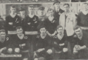 Bustard (no. 5) with West Hudson AA, Spalding’s Official Soccer Foot Ball Guide, 1916-17.