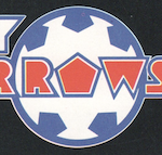 New York Arrows team logo with a soccer ball